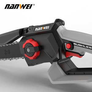 <span class=keywords><strong>Nanwei</strong></span> เครื่องมือบันทึกไร้แปรงแบบพกพา<span class=keywords><strong>เลื่อย</strong></span>ไฟฟ้าขนาดเล็ก 6/8 นิ้วแบตเตอรี่ขนาดใหญ่ความจุเลื่อยโซ่ไฟฟ้า - Product Image 3