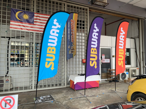 Nhà Máy Chuyên Nghiệp Sản Xuất Tùy Chỉnh Bãi Biển Cờ Quảng Cáo In Lông Cờ Với Kỹ Thuật Số In Ấn Kỹ Thuật - Product Image 2