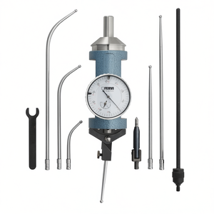 Dispositivo de Centrado Manual de 2 Ejes Fervi con Indicador de Dial de Acero Inoxidable con Precisión de 0.01 mm y Múltiples Sondas para Alineación Precisa - Product Image 2