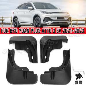 ชุดบังโคลนรถยนต์ 4 ชิ้น/ชุด สำหรับ BYD Yuan Plus Atto 3 EV ปี 2021 2022 2023 บังโคลนกันโคลน - Product Image 1