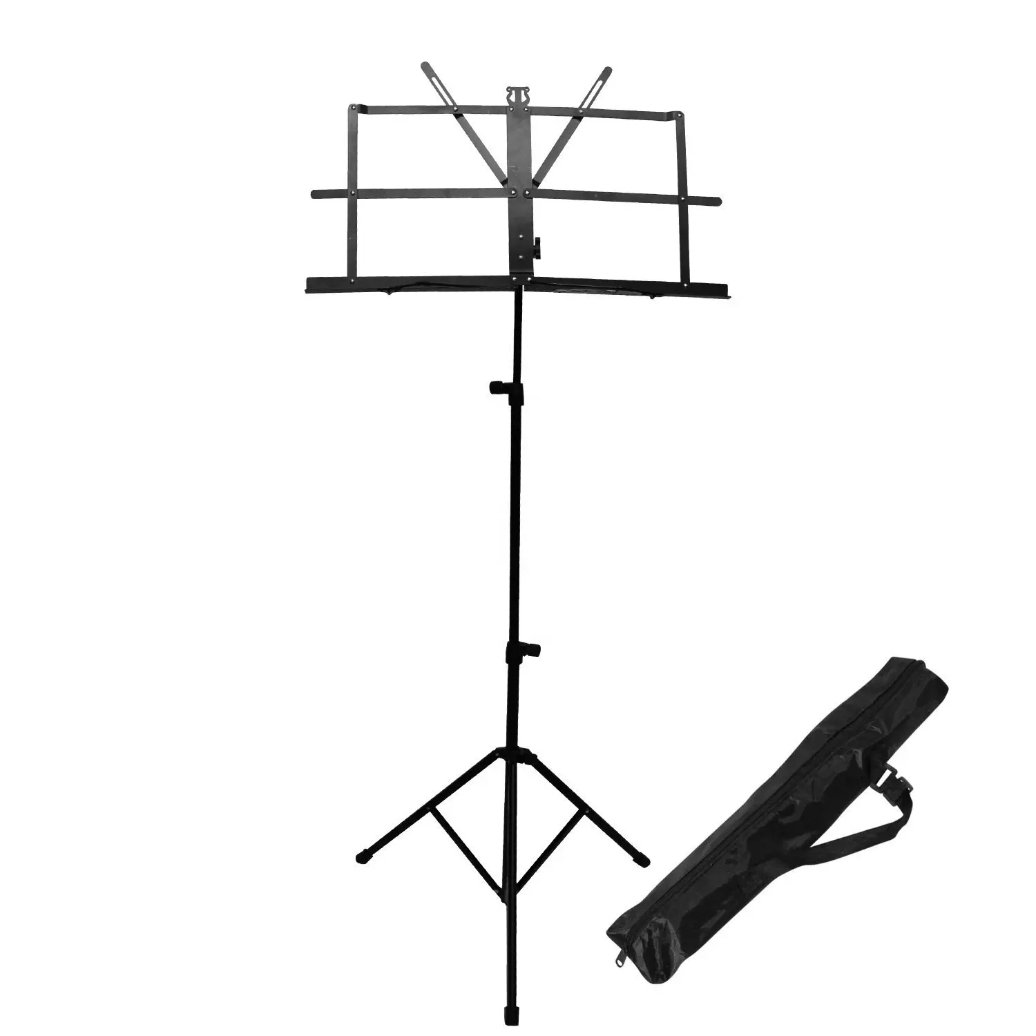Cheap Price Musical Instruments Accessories Small Size Black Color Metal Guitar Stand Music Stand