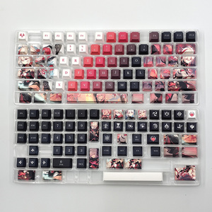 Anime Thăng Hoa Tùy Chỉnh Keycaps PBT Anh Đào Và Maple Cho Kamisato Ayaka Hu Tao Bàn Phím Cơ Khí Với Độc Đáo Keycap - Product Image 4