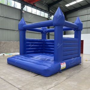 Casa de rebote inflable combinada de tablero de ajedrez negro blanco comercial con tobogán para fiesta Renta - Product Image 5