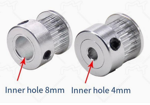 Шкив GT2, 48 зубьев, диаметр отверстия 14/15/12/4*1.8/14/5*2.3/15/5*2.3 мм для ремня ГРМ 10 мм, для 3D-принтеров - Product Image 4