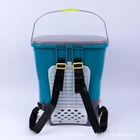 Épandeur d'engrais électrique à dos 25L, semoir à granulés, machine d'alimentation pour bassin à poissons, épandeur agricole multifonctionnel 3-en-1