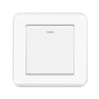 Interruptor de Pared de 3 Vías y 1 Grupo, Estándar Europeo, con Panel de PC, para Uso Industrial y Hospitalario, Habilitado para SDK, con Certificación CE y CCC, Resistente a Manipulaciones
