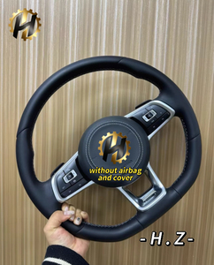 HZ Leder-Sportlenkrad <span class=keywords><strong>35mm</strong></span> für Volkswagen Polo GTI <span class=keywords><strong>Scirocco</strong></span> Jetta Passat TSI Golf 6 Mk4 Mk5 Mk7 Mk8 - Product Image 6
