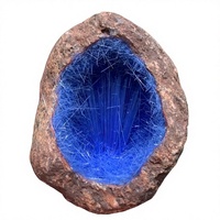 Vente en gros de géodes minérales marocaines artificielles CrystalHola, polies, décoration de luxe pour la maison, cadeaux uniques pour les fêtes