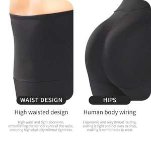 Gaines Butt Lifter Hip Butt Enhancer Rembourré Push up Stretch Shapewear Bbl Pantalon Sous-Vêtements Body Plus Size Shapers pour Femmes - Product Image 4