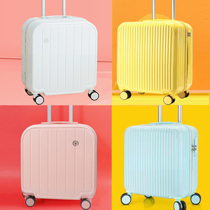 Maleta unisex fácil de llevar, conjunto de bolsas de viaje al por mayor de fábrica con ruedas giratorias, equipaje de embarque colorido para viajar - Product Image 2