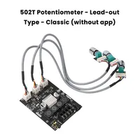 ZK-502T 50W*2 Modul Amplifier Audio Kontrol Nada untuk Subwoofer Stereo Sound Dual Channel Chip TPA3116D2 Industrial