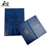 Porte-menu en cuir Regal à reliure à vis, classeur de menu A4 pour restaurant, dossier de menu en PU personnalisé avec logo pour bar et bistrot