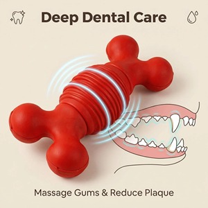 Juguete Masticable para Perros de TPR Personalizado, Resistente y con Sonido, Juguete Sonoro para Mascotas, Limpieza de Dientes, Juguetes Masticables Indestructibles para Perros Mordedores Agresivos - Product Image 5