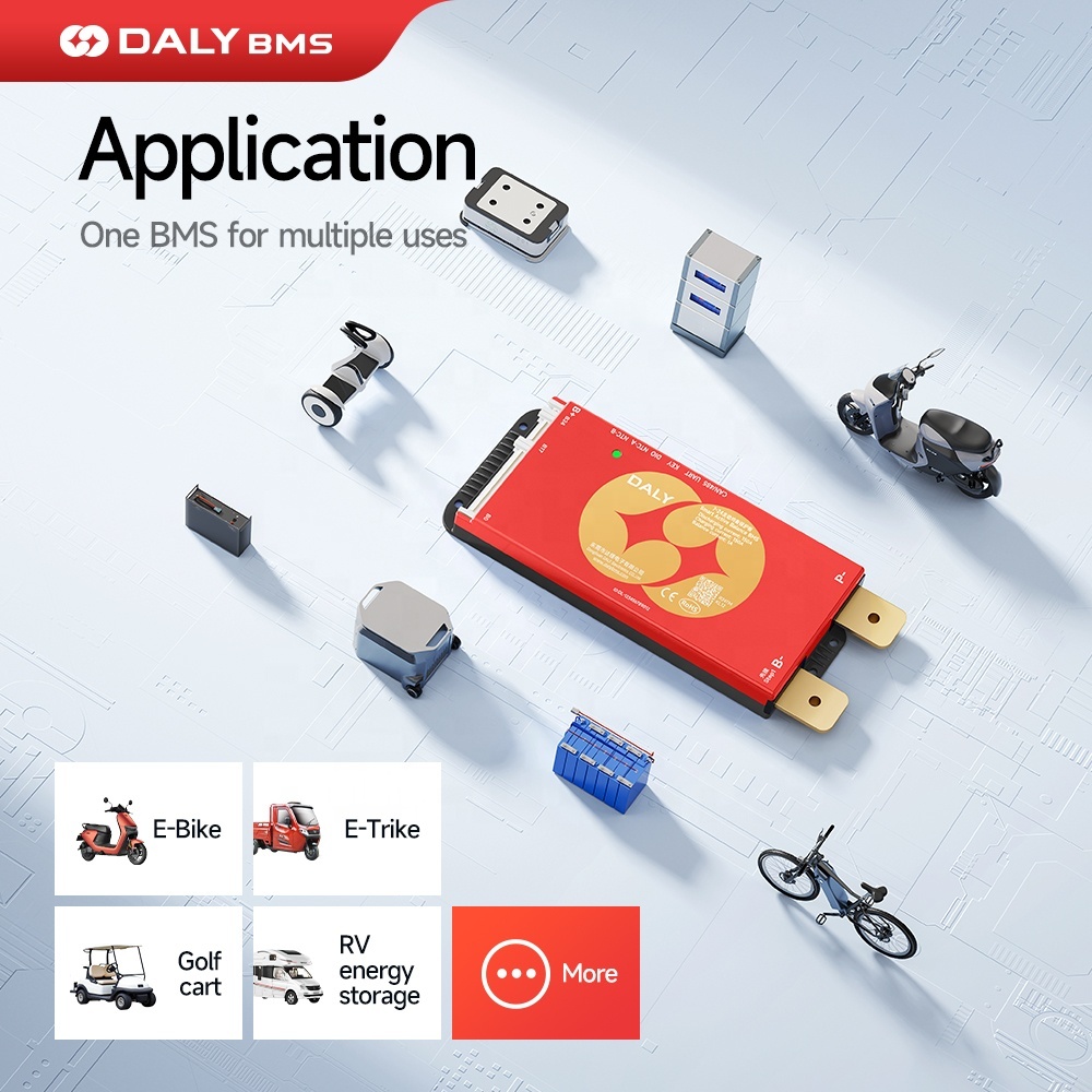 Daly Smart Active Balance BMS 4S-24S 30A-400A For Lithium ion Battery Pack Li-ion LifePO4 12V 48V Automatically Identify BMS 16S · image 4