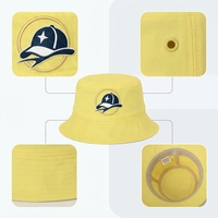 Casquette Bob en Coton pour Femme, Vente en Gros, Réversible Double Face, Chapeau de Pêcheur d'Été avec Logo Brodé Personnalisé