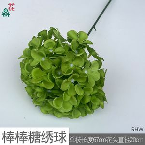 Flores Artificiales de Hortensia de Seda para Decoración de Bodas, Estilo Moderno, Origen China, Venta al Por Mayor - Product Image 5