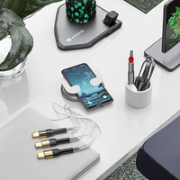 Kabel Charger USB 3 in 1 Tahan Lama Tipe C Micro USB 2.0 1.5m Kabel Pengisian Cepat 2A