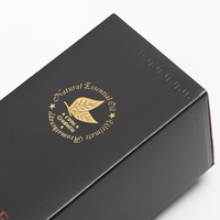 Boîte de parfum vide 50 ml, design découpé, écologique, prix usine, papier de luxe 350 g/m², pelliculage mat, recyclable