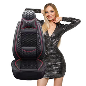 Autos itz bezüge heißer Verkauf Fabrik preis Universal Pu Leder 5d Autos tuhl bezug Sitz - Product Image 1