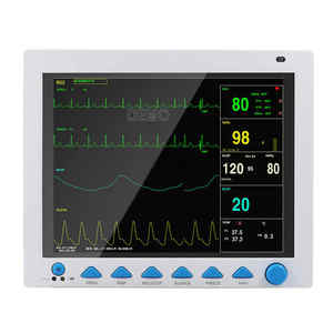 Monitor Multi-Parameter dokter hewan JZ-OPM8000E 15 inci Monitor pasien sentuh tanda penting perangkat pemantauan dokter hewan teknologi tinggi - Product Image 2
