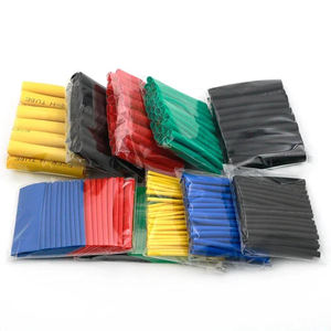 164 unids/set tubo termoretráctil poliolefina que se encoge surtido de manguitos aislados Kit de manguito de Cable de alambre - Product Image 1