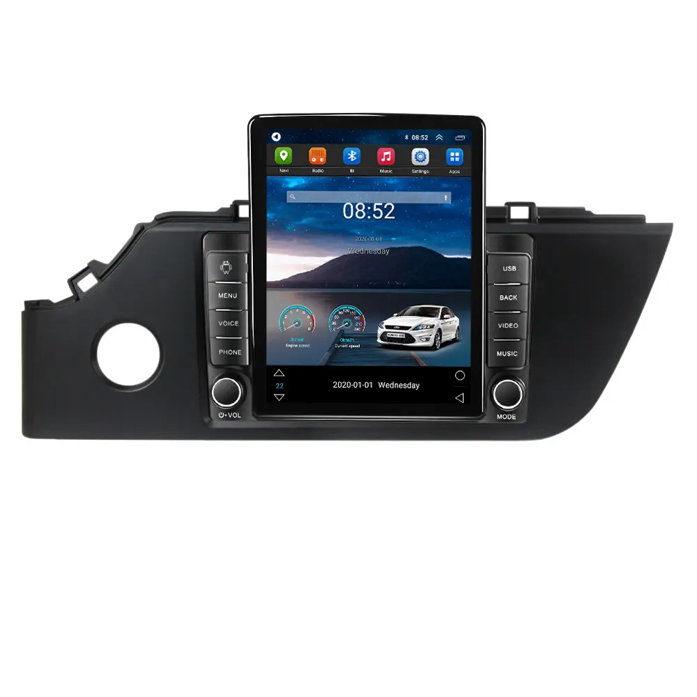 MEKEDE 8 + 128G GPS mobil Android, untuk Kia Rio 4 IV FB 2020 - 2021 layar IPS 360 kamera mobil-play 2din android video mobil