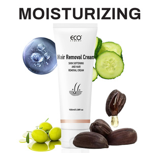 Crème dépilatoire parfumée à la rose et au concombre, fabricant, fournisseur, vente en gros, dépilatoire doux pour le soin de la peau du corps, OEM ODM - Product Image 5