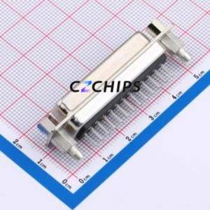 X0225FT17B5 D-Sub/VGA Connector Through hole Component (THT) Connector Standard D-Sub Female 25P Through Hole - Product Image 2