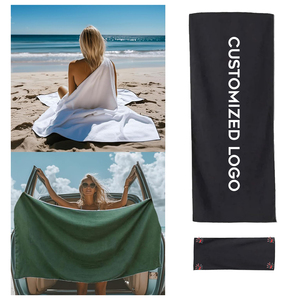 Serviette de bain magnétique d'extérieur à séchage rapide et anti-sable, légère, multi-usages, pour voyage, randonnée, camping, serviette de <span class=keywords><strong>plage</strong></span> en microfibre magnétique - Product Image 1