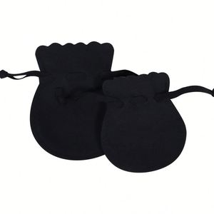 Sac en velours microfibre avec cordon de serrage, pochette pour bijoux et accessoires, sac cadeau en velours en gros, personnalisable avec logo, fabricant - Product Image 5