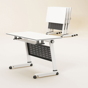 Vendita calda sala formazione tavolo e sedie Flip Top tavolo da allenamento ufficio tavoli da lavoro per seminari - Product Image 4