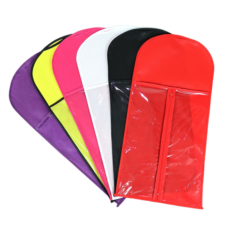 Низкий минимальный заказ, таможенная упаковка для наращивания волос из ПВХ, Шелковый мешок для парика и деревянная вешалка