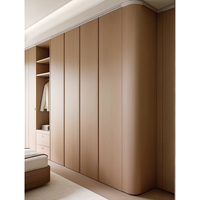 Dressing sur mesure de luxe, style moderne/antique, armoire de chambre à coucher en bois, grande capacité, armoire à vêtements de qualité supérieure pour la maison/l'hôtel