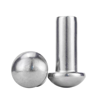 Rivets solides en acier inoxydable 304, tailles M2 à M16, pour panneaux routiers, plaques signalétiques et enseignes, usage professionnel