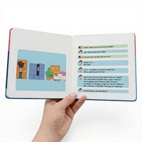 Impression de livres cartonnés miniatures à pages épaisses, directement de l'usine, ensemble de livres d'histoires préscolaires pour la lecture précoce