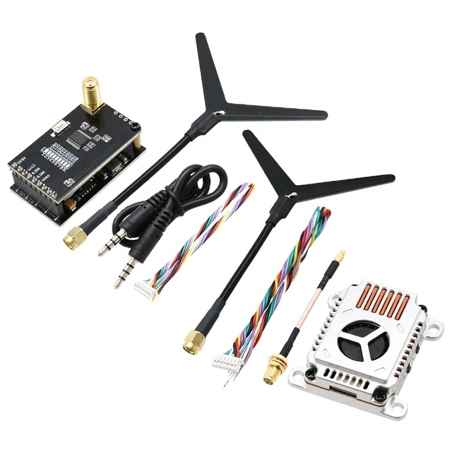 1.2GHz 1W 1.6W 2W 25mW/2000mW VTX Switchable Video Transmitter Module W/ 1.2G 8Ch VRX for FPV Long Range Racing Drone