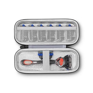 Estuche <span class=keywords><strong>de</strong></span> <span class=keywords><strong>Viaje</strong></span> para Maquinilla <span class=keywords><strong>de</strong></span> Afeitar Manual, Forro Impermeable, Bolsa <span class=keywords><strong>de</strong></span> Almacenamiento Portátil para Cuchillas y Accesorios <span class=keywords><strong>de</strong></span> Afeitado - Product Image 5