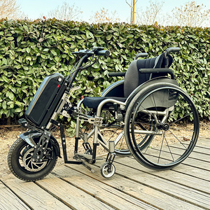 2025 Venta caliente 350W Motor sin escobillas Accesorio para silla de ruedas, <span class=keywords><strong>Kit</strong></span> de conversión de bicicleta de mano para sillas de ruedas manuales - Product Image 5