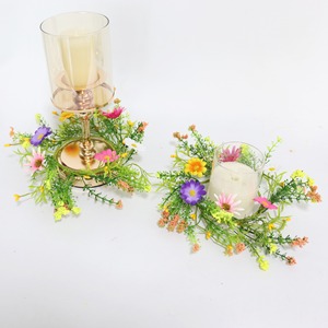 Romantico Portacandele a Forma di Margherita Artificiale per Matrimoni, San Valentino, Natale, Capodanno, Feste, Decorazione da Tavolo - Product Image 3