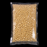 Perles de sucre or blanc 1kg/sac, décorations pour gâteaux, ingrédients de pâtisserie, décorations pour gâteaux, desserts, beignets