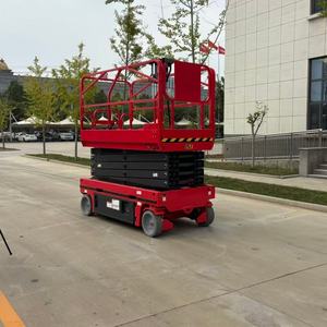 TERLION TRPT0808 Kendinden Tahrikli Mobil Makaslı <span class=keywords><strong>Platform</strong></span> 16m Maksimum Yükseklik Elektrikli Kurşun Asit Akülü Çelik <span class=keywords><strong>Platform</strong></span> 100kg Kapasiteli - Product Image 1