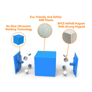शैक्षिक रचनात्मक डिय प्लास्टिक क्यूब्स पहेली चुंबकीय खिलौने बच्चों के निर्माण ब्लॉक सेट मोंटेसरी <span class=keywords><strong>2</strong></span>.5 सेमी चुंबकीय क्यूब्स बच्चों के लिए - Product Image 6
