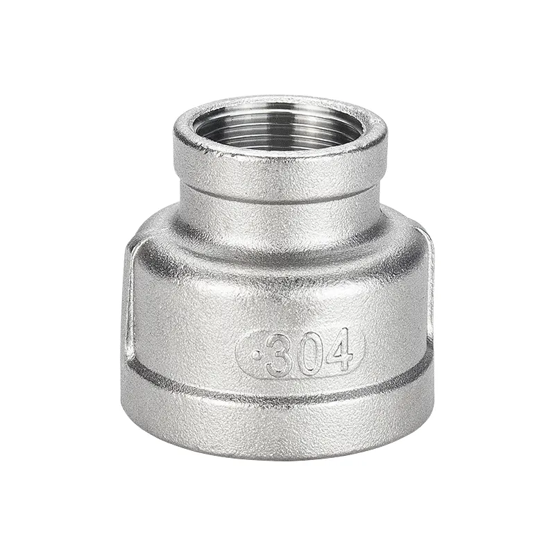 304 316 Stainless Steel Reduce Socket Banded c Female Threaded Pipe Clamp Connector Water Pipe Connector