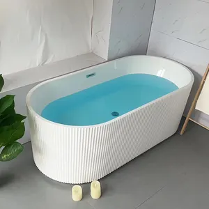 Indoor Modern Freestanding Acrylic Bathtub Acrylic Corner Bathtub Bath Tub For Adults