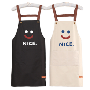 Delantal de Cocina de Algodón Reutilizable y Elegante, Delantal de Cocina Personalizado con Logotipo, Lavable, Promocional - Product Image 1
