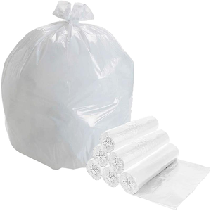 Sacs poubelles d'extérieur 40-50 gallons en HDPE naturel, résistants et étanches - Product Image 5