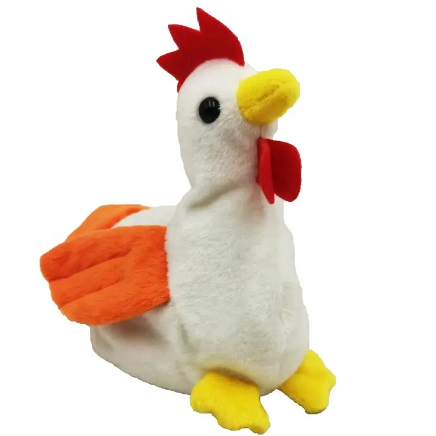 Jouet en peluche personnalisé, 6 pouces, en peluche douce, coq