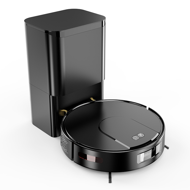 GEERLEPOL V2G-SJ Robot Vacuum Cleaner Smart Wet/Dry Mopping HEPA Filter App-Controlled USB 3500Pa Suction Li-Ion Battery Hotel