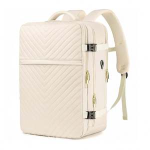 Mochila de Viaje Impermeable y Espaciosa con Múltiples Compartimentos, Puerto de Carga USB, Panel Solar, Aprobada para Avión, Bolsillo Impermeable y Elástico - Product Image 1