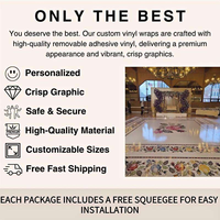 Rouleau de vinyle pour piste de danse de mariage, échantillon gratuit, imprimable, auto-adhésif, brillant/étanche, résistant aux UV, mat/brillant, numérique